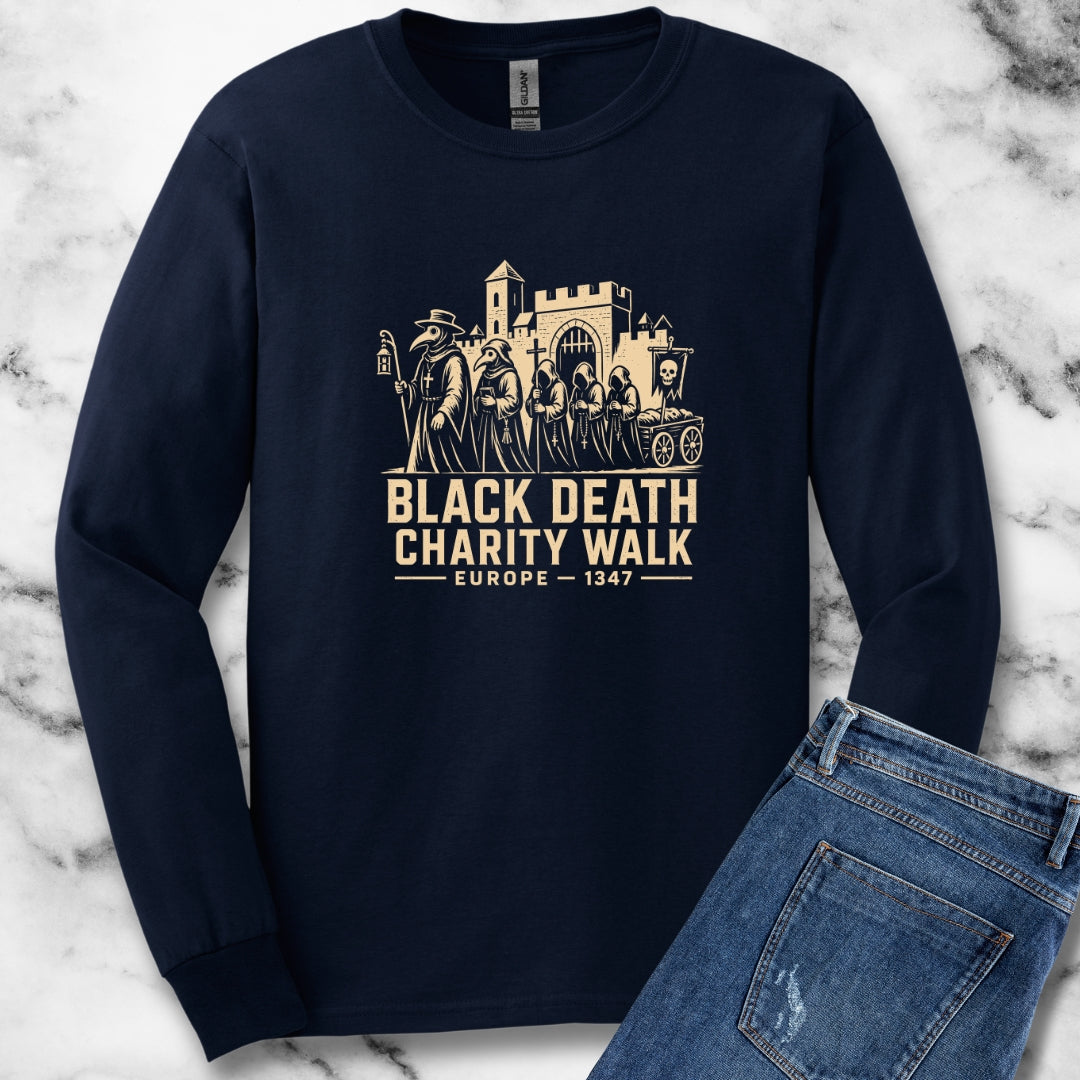 Black Death Charity Walk Unisex Long Sleeve Tee