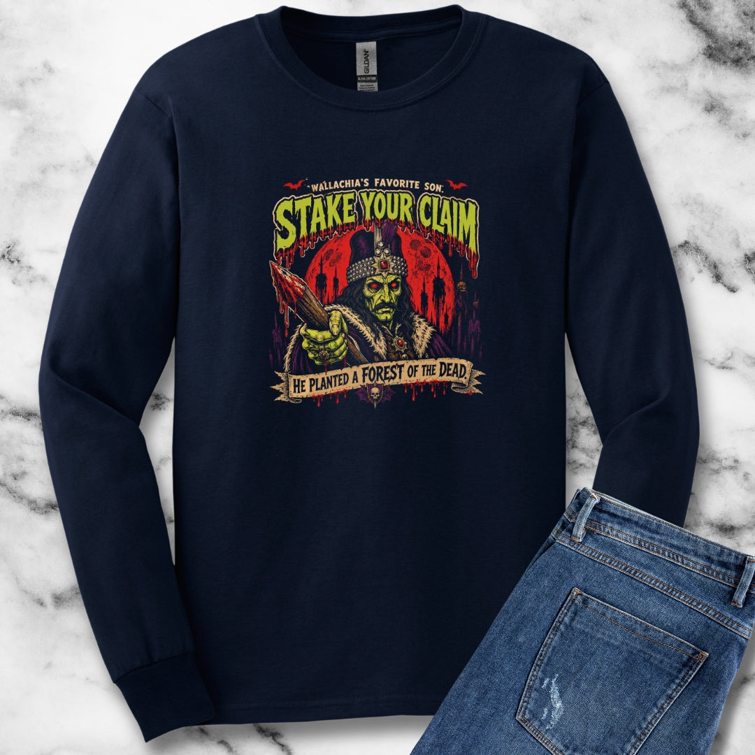 Psychobilly Vlad Tepes Unisex Long Sleeve Tee