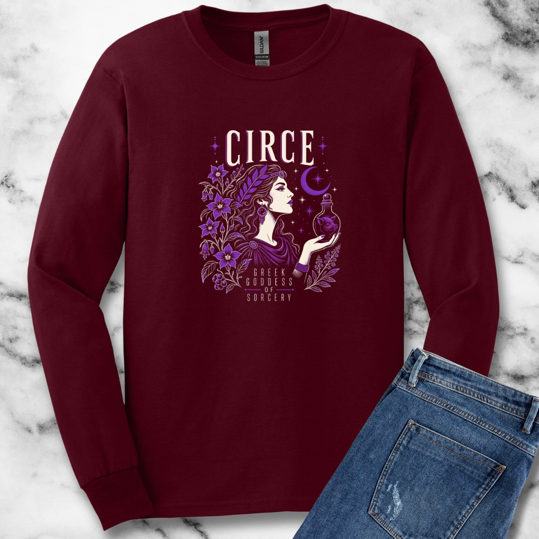 Circe Goddess of Sorcery Unisex Long Sleeve Tee