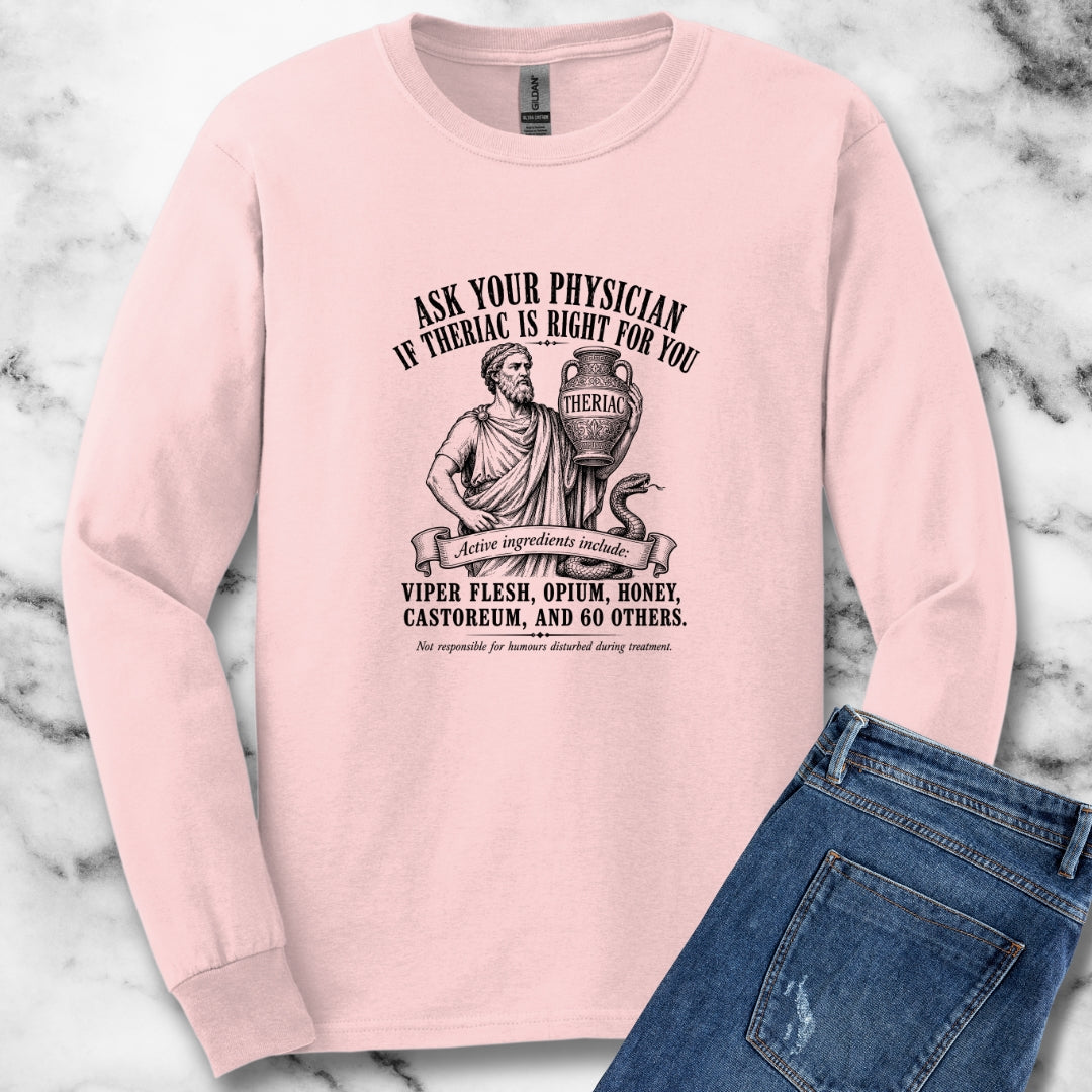 Doctor Galen Theriac Ad Unisex Long Sleeve Tee