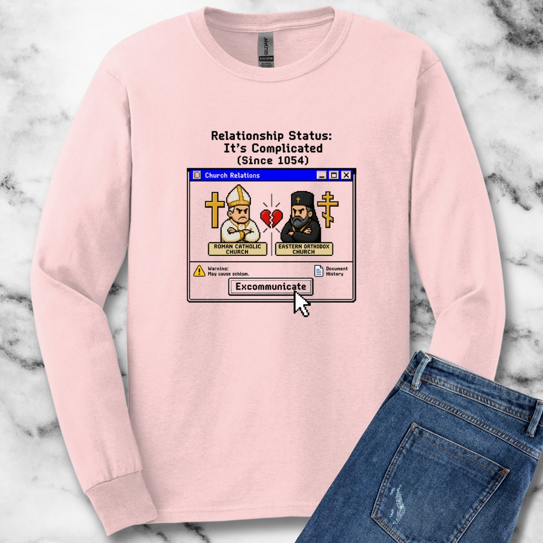 Great Schism 8 Bit Relationship Status Unisex Long Sleeve Tee