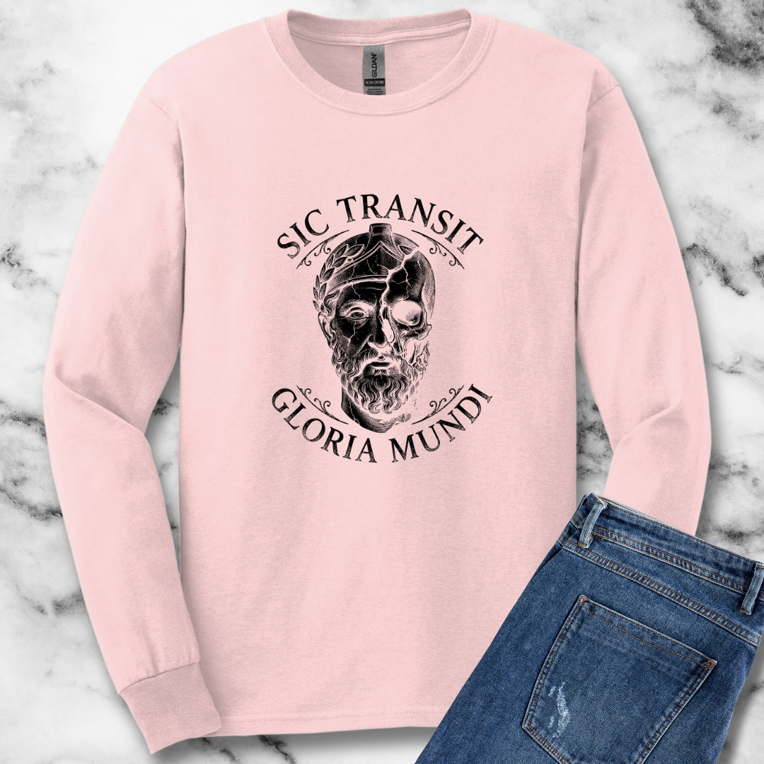 Sic Transit Gloria Skull Unisex Long Sleeve Tee