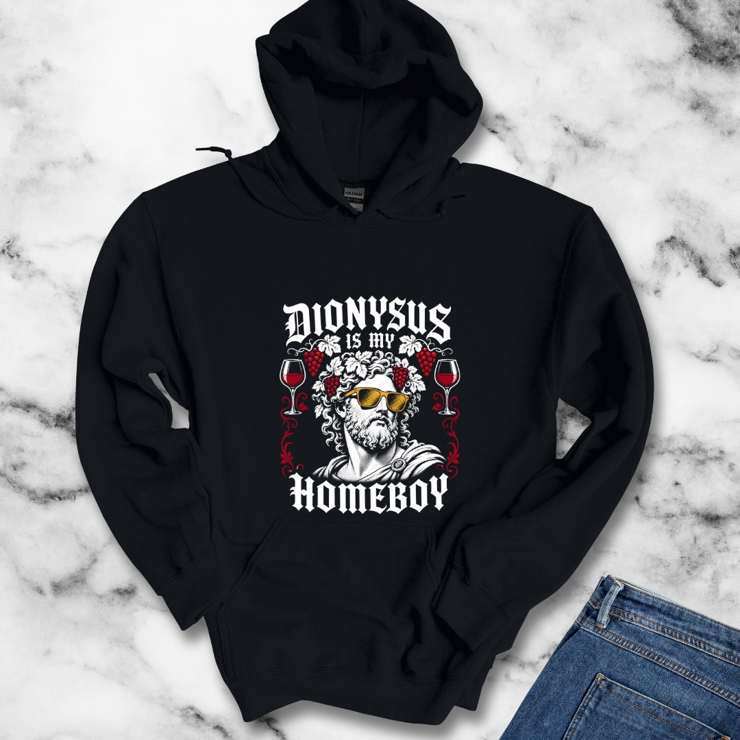 Dionysus is Homeboy Hoodie