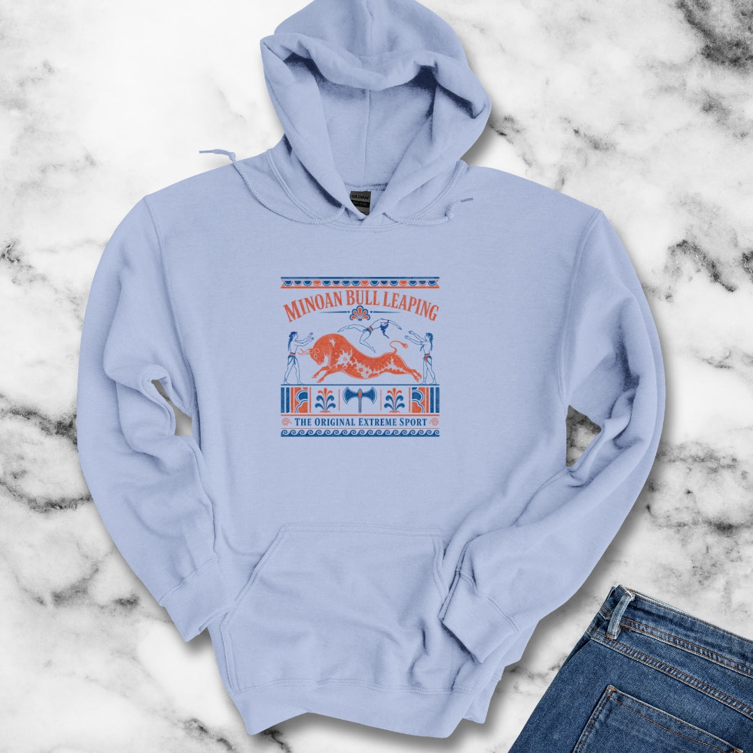Minoan Bull Leaping Extreme Sport Hoodie