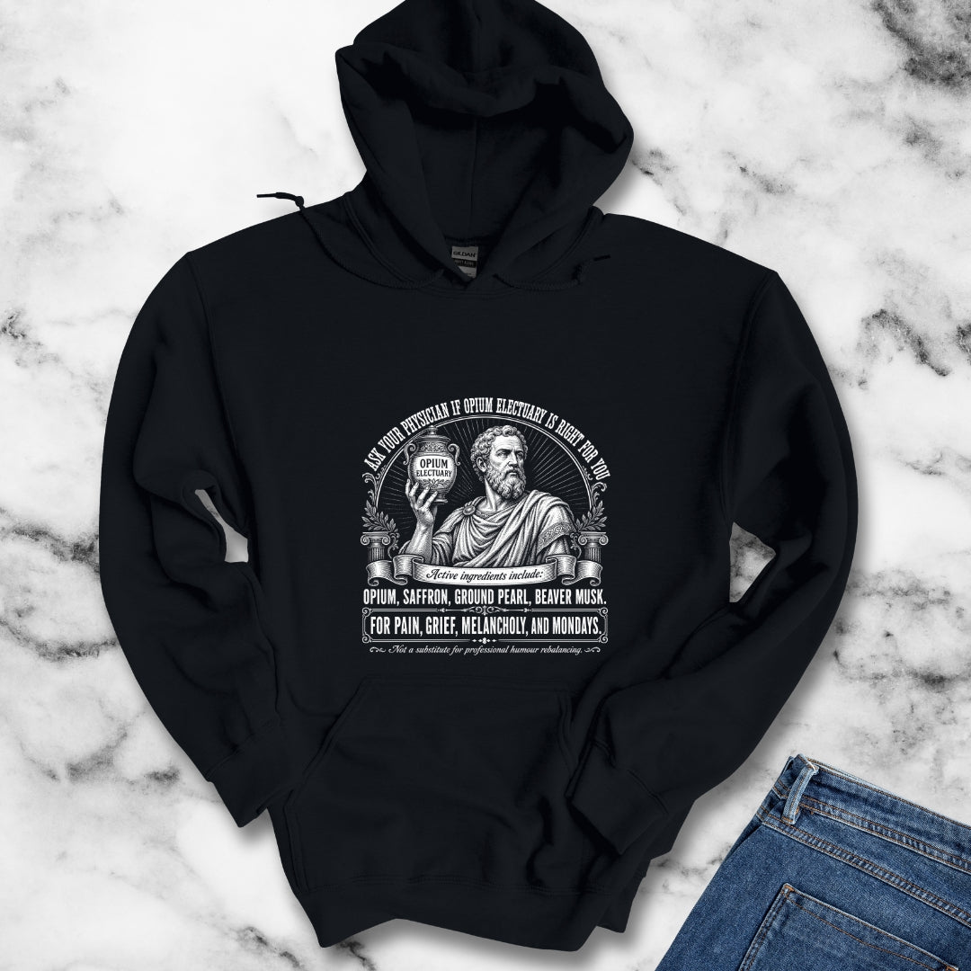 Opium Electuary Pharma Ad Hoodie