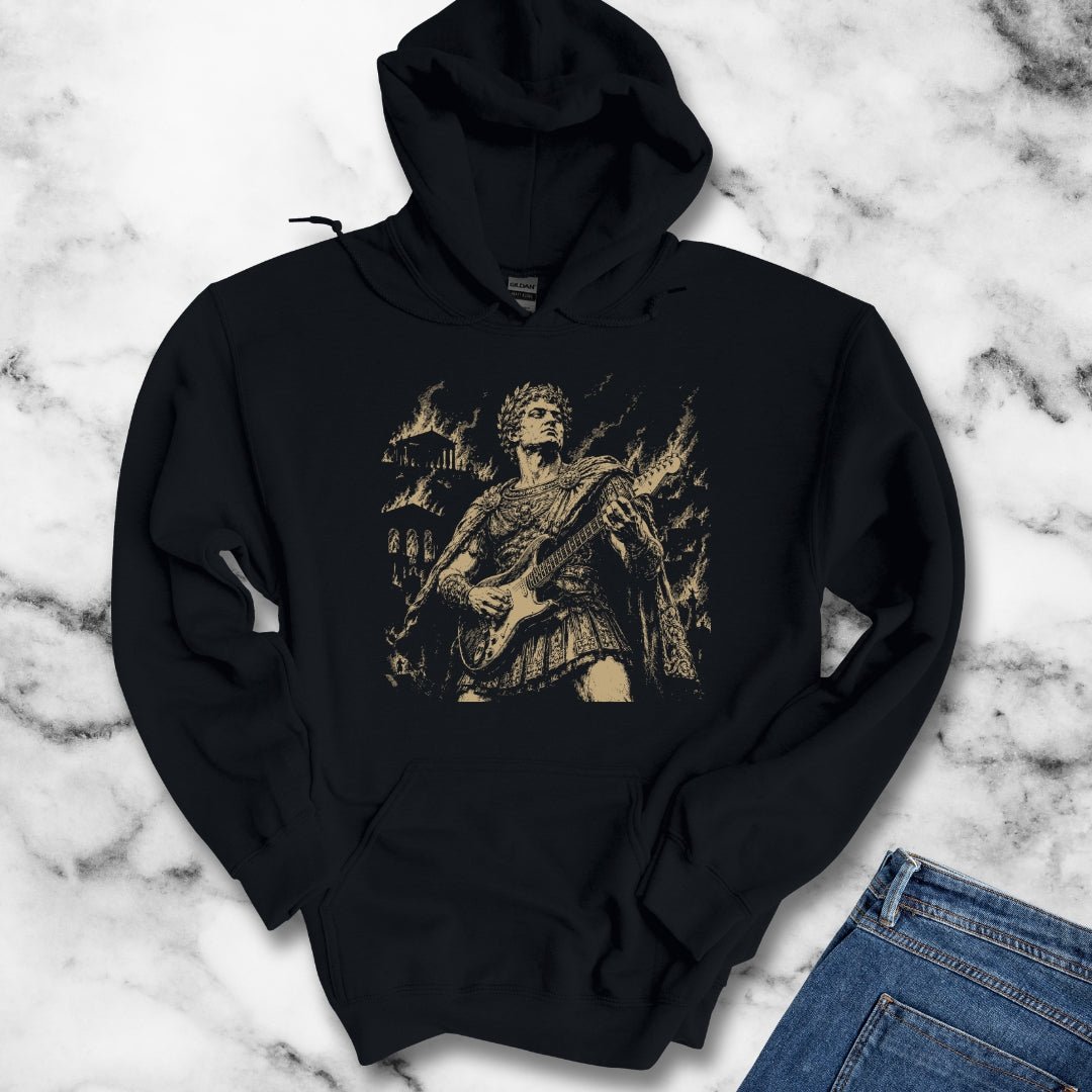 Nero Playing Guitar Hoodie