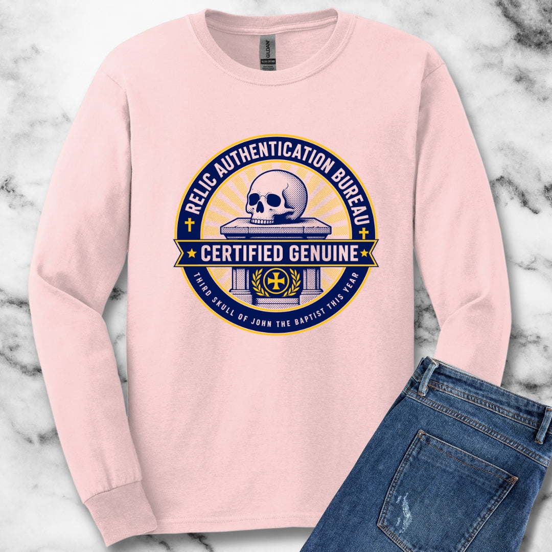 Relic Authentication Bureau Unisex Long Sleeve Tee