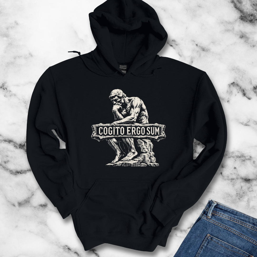 Cogito Ergo Sum Think Therefore I am Hoodie