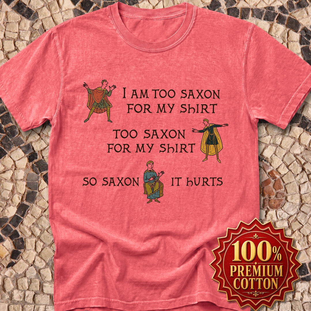 Too Saxon for Shirt Bayeux Tapestry Meme Premium Tee