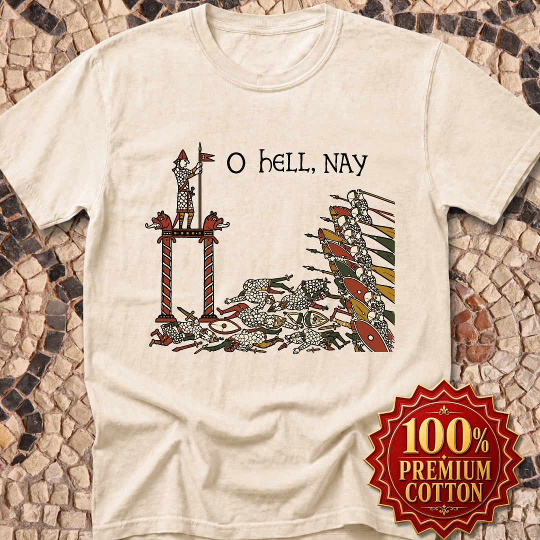 Hell Nay Bayeux Tapestry Meme Premium Tee