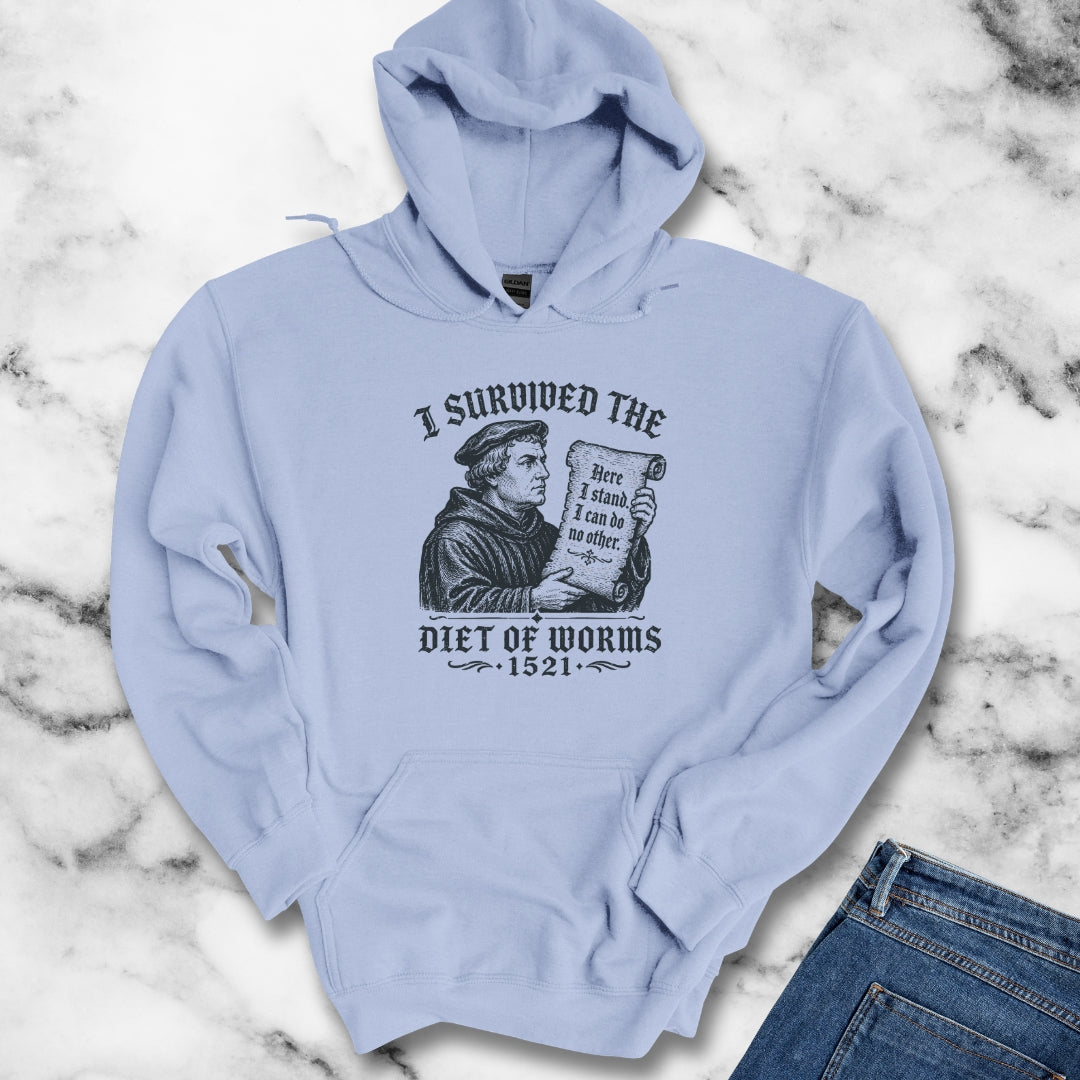 I Survived the Diet of Worms Hoodie
