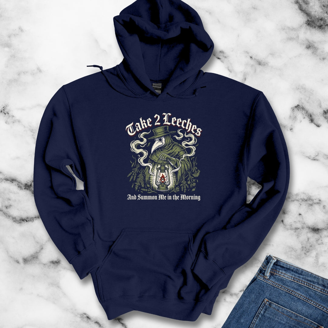 Plague Doctor Take 2 Leeches Hoodie