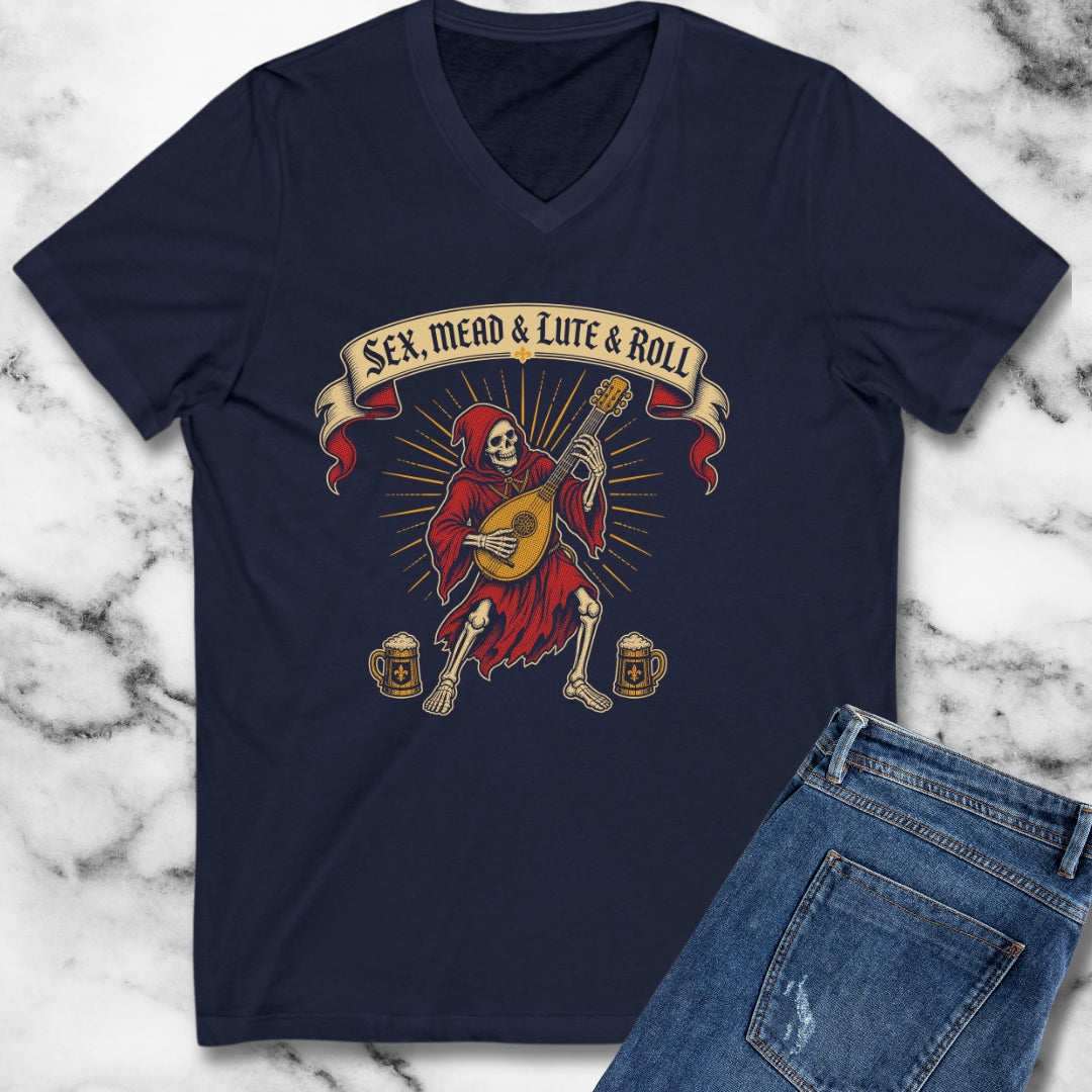 Sex Mead Lute and Roll V-Neck