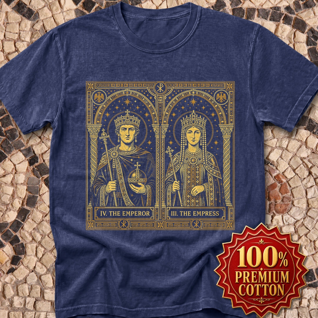 Justinian and Theodora Emperor Empress Premium Tee