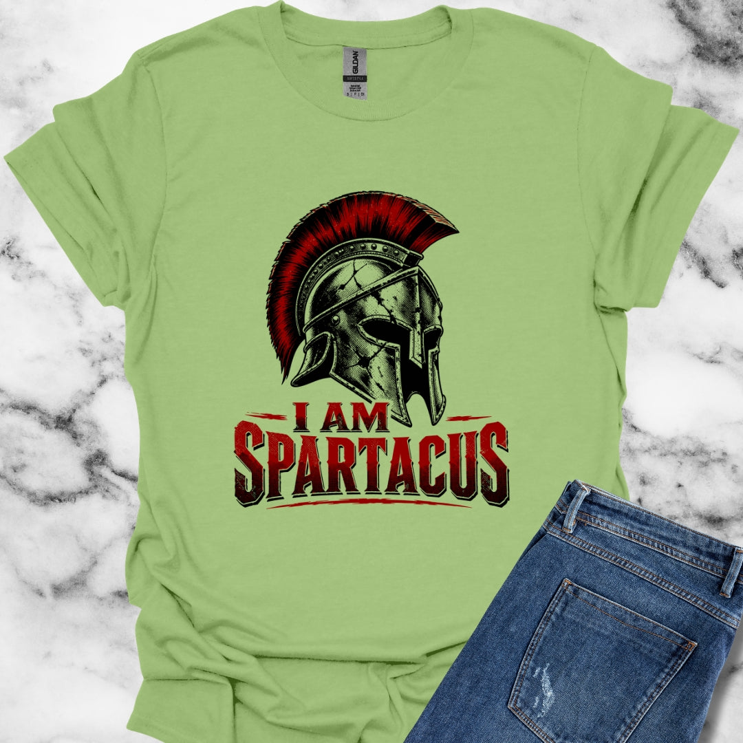I Am Spartacus Helmet T-Shirt