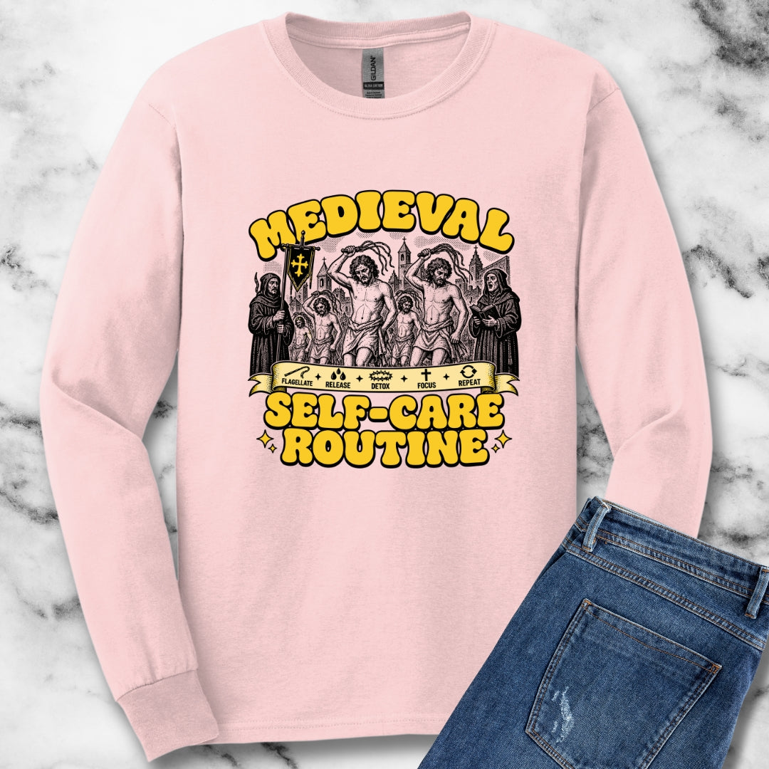 Flagellants Medieval Self Care Unisex Long Sleeve Tee