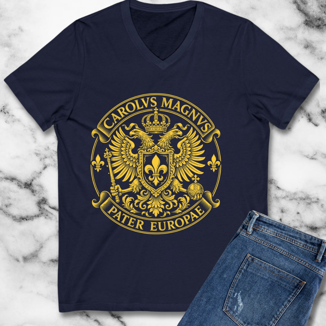 Charlemagne Father of Europe V-Neck