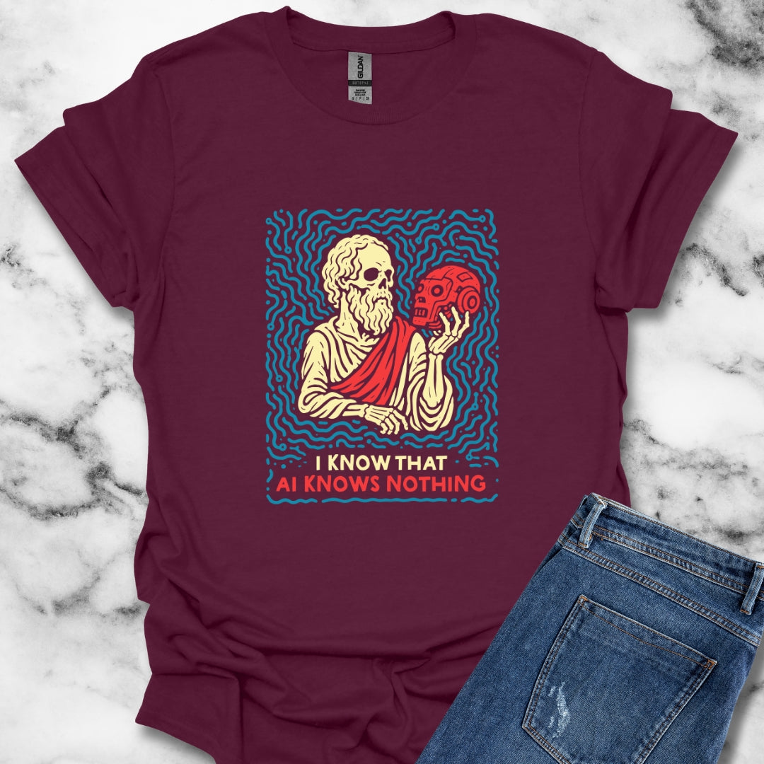 Socrates AI Knows Nothing T-Shirt
