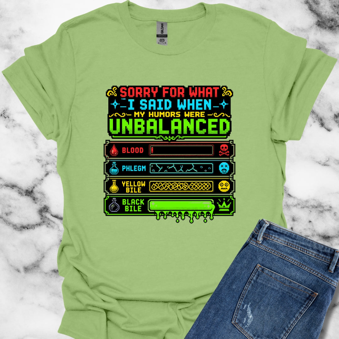 8 Bit Sorry for What I Said Humors T-Shirt