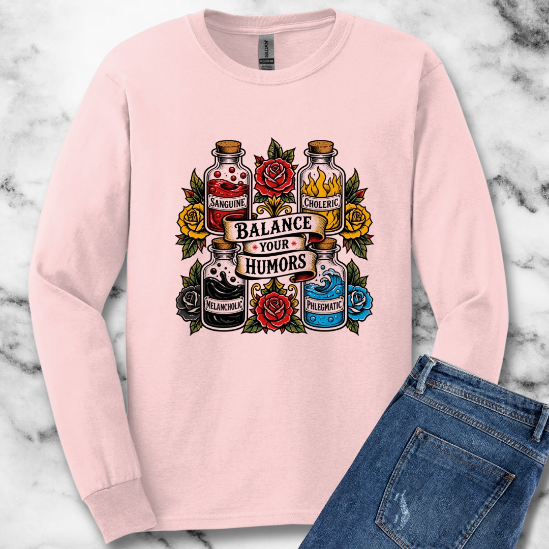 Balance Your Humors Unisex Long Sleeve Tee