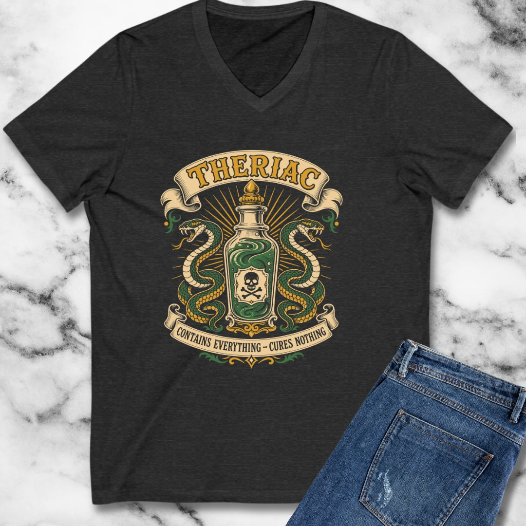 Theriac Old Time Remedy V-Neck