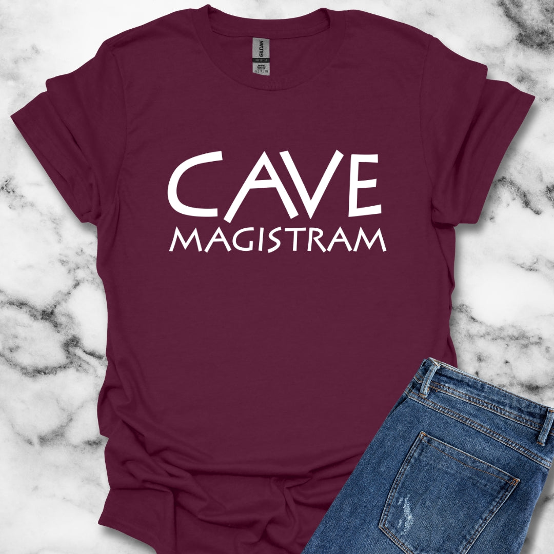 Cave Magistram Beware Teacher T-Shirt