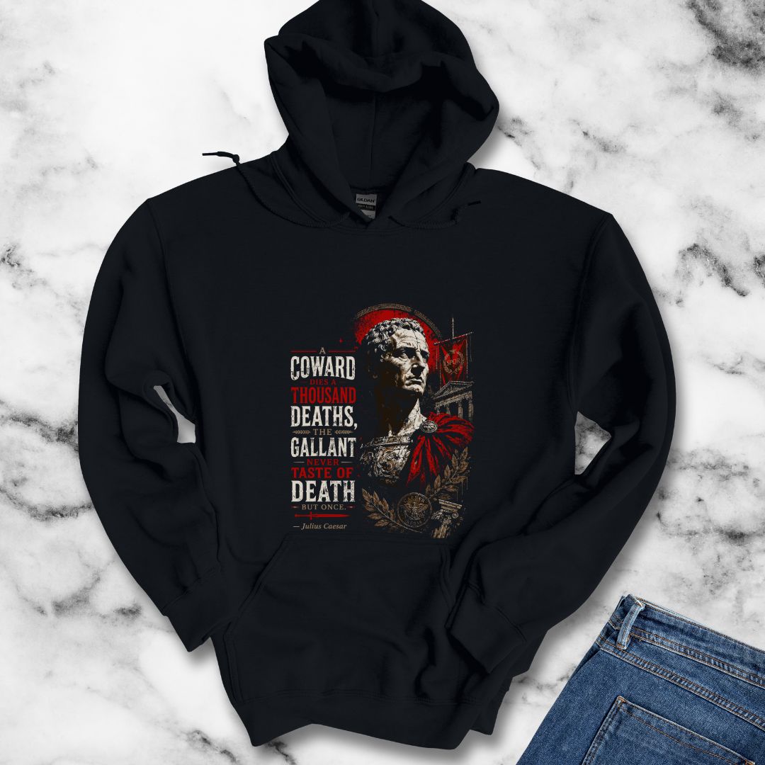Julius Caesar Coward Quote Hoodie