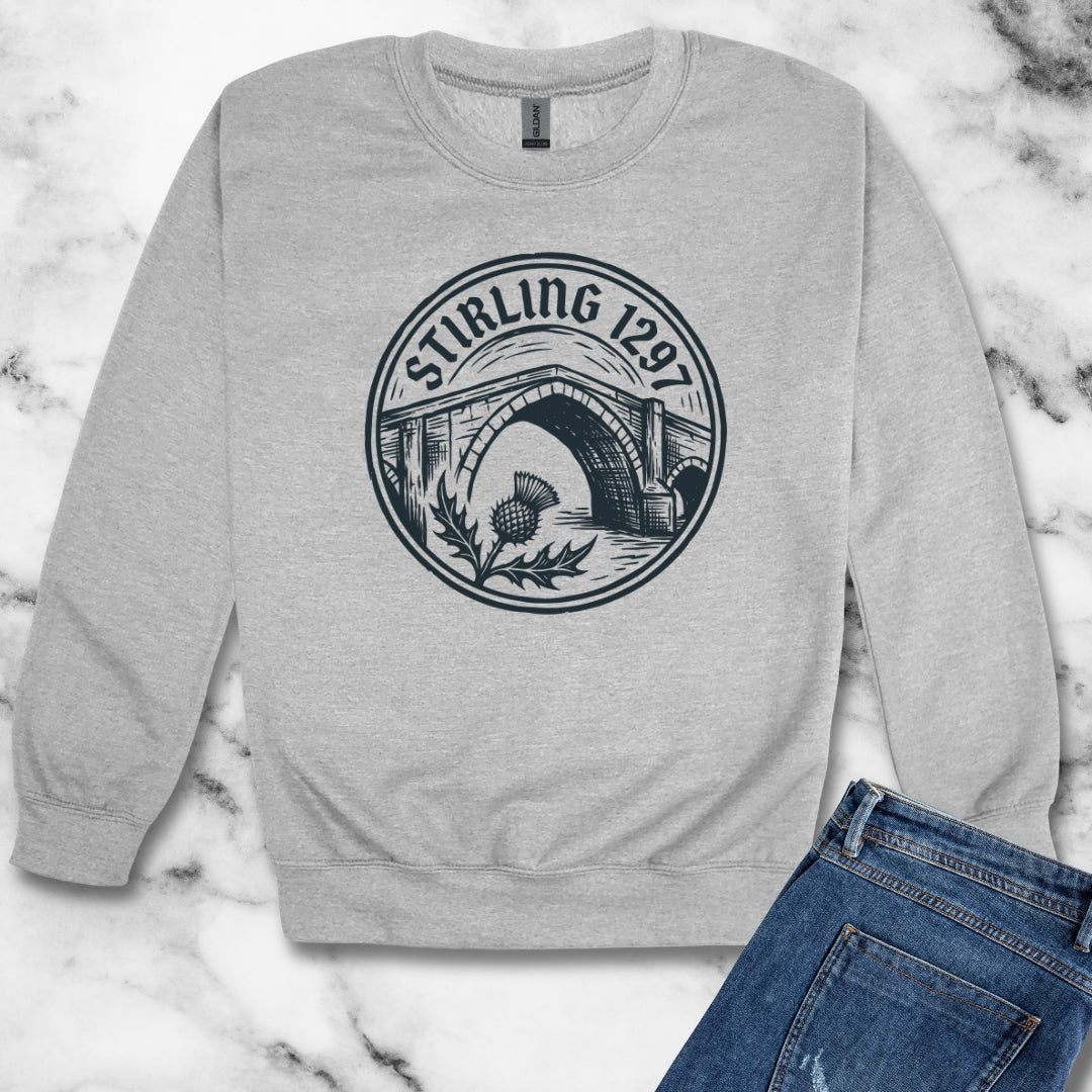 Stirling Bridge 1297 William Wallace Unisex Heavy Crewneck Sweatshirt