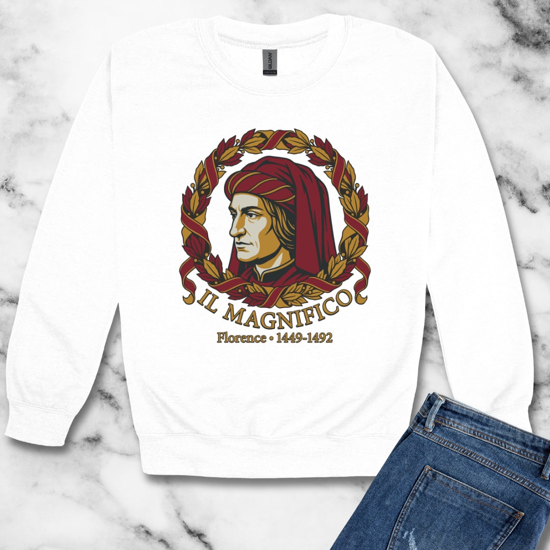 Lorenzo De Medici Il Magnifico Unisex Heavy Crewneck Sweatshirt