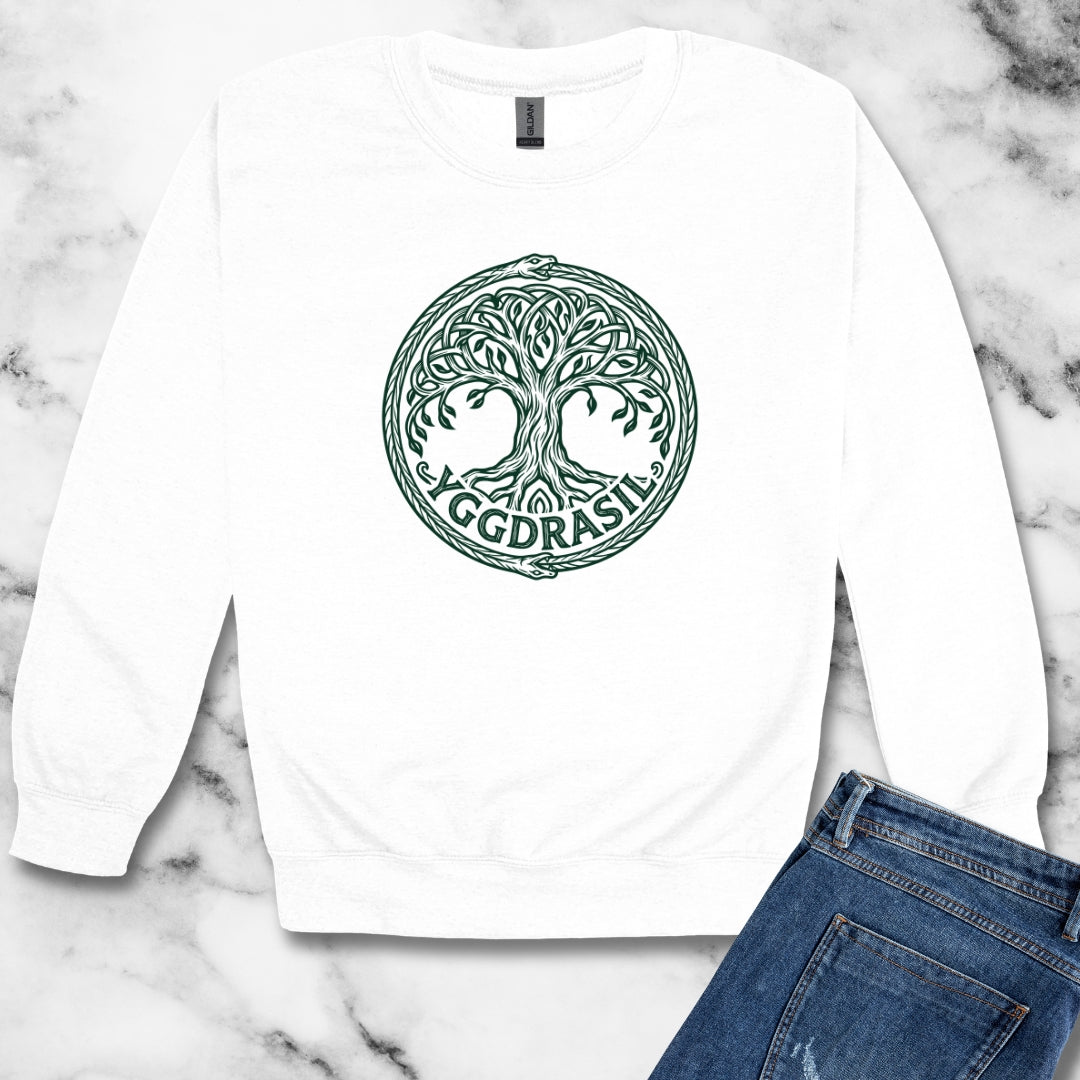Yggdrasil Unisex Heavy Crewneck Sweatshirt