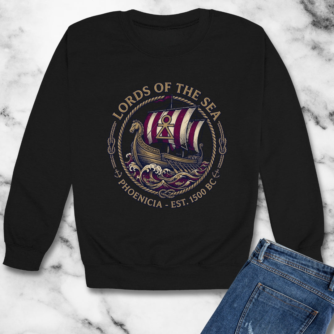 Pheonicians Lords of the Seas Unisex Heavy Crewneck Sweatshirt
