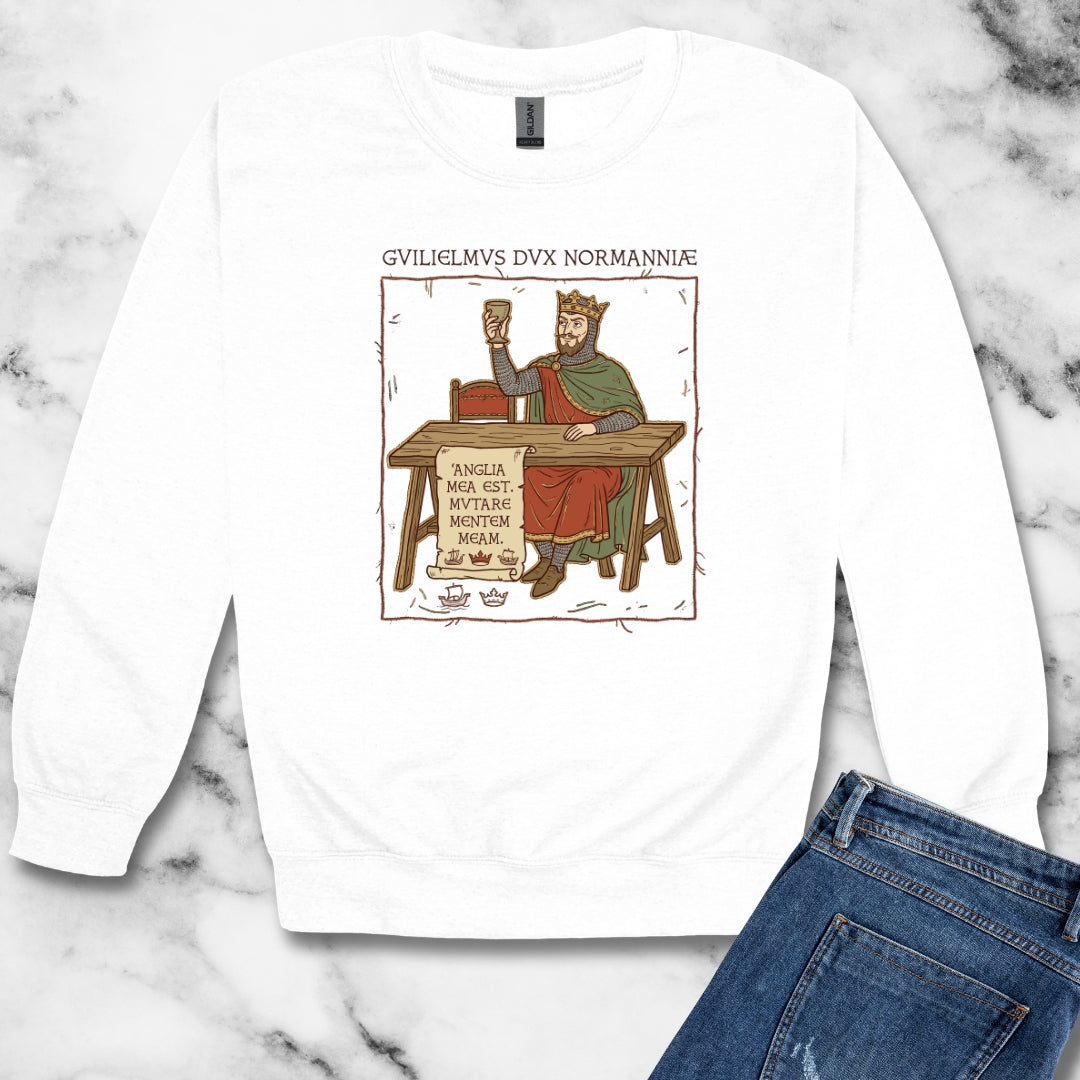 William Conqueror England is Mine Unisex Heavy Crewneck Sweatshirt