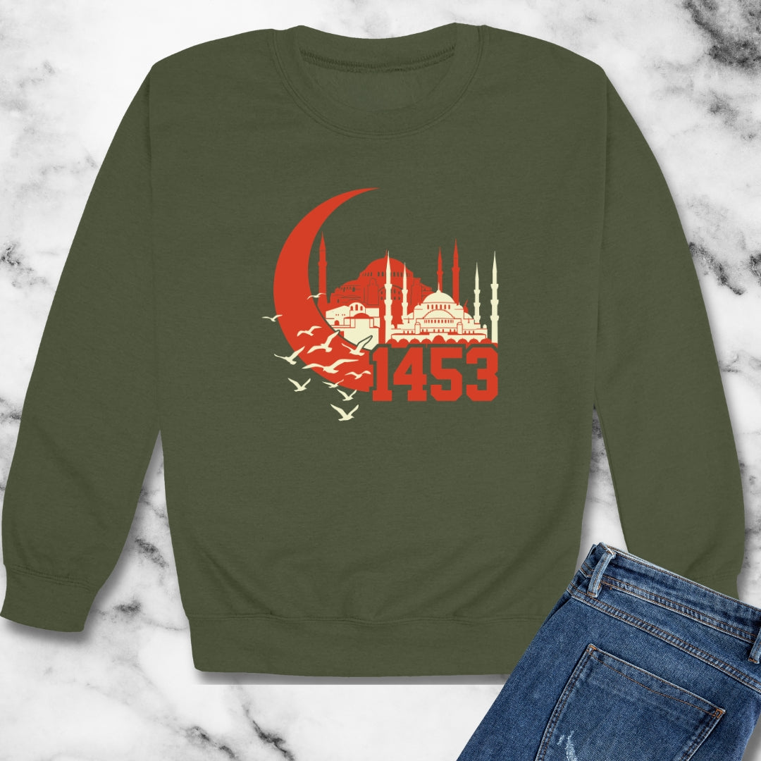 1453 Founding of Ottoman Empire Unisex Heavy Crewneck Sweatshirt