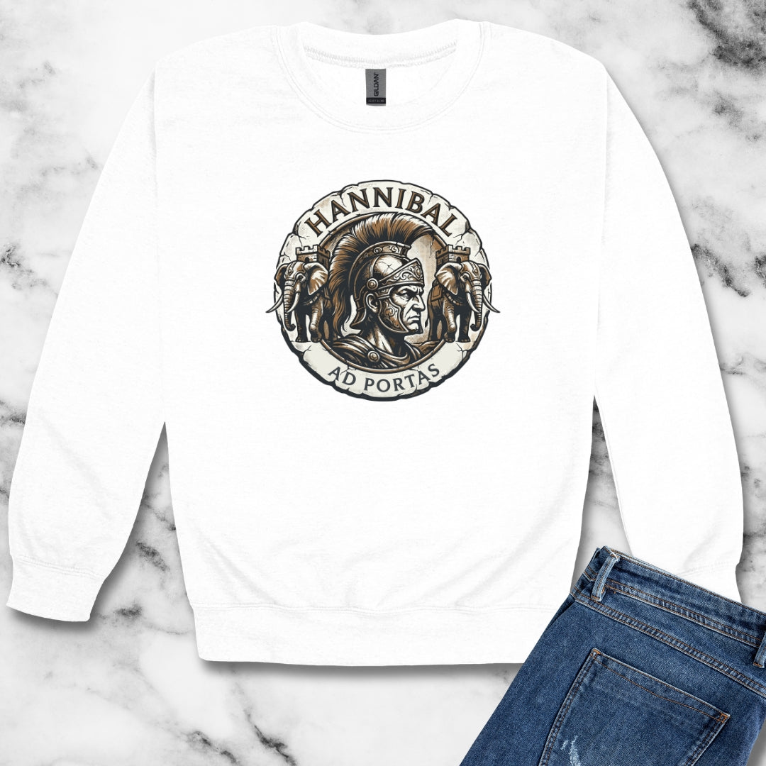 Hannibal Ad Portas Medallion Unisex Heavy Crewneck Sweatshirt