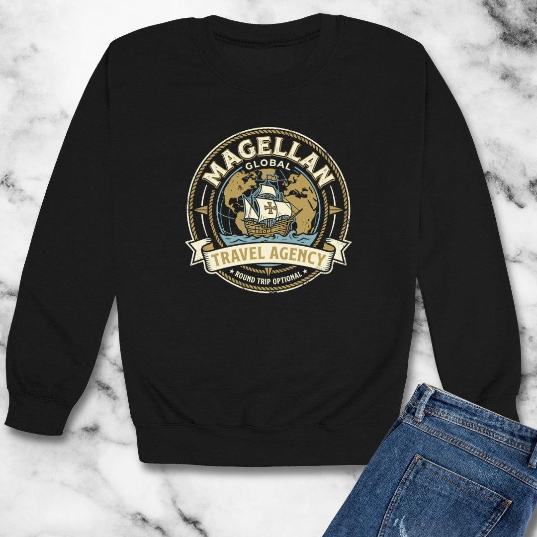 Magellan Travel Agency Unisex Heavy Crewneck Sweatshirt