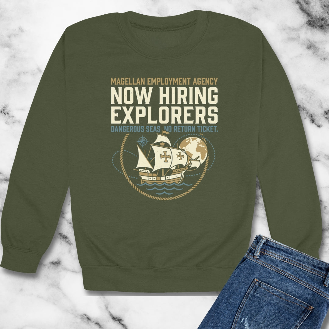 Magellan Emplyment Agency Unisex Heavy Crewneck Sweatshirt