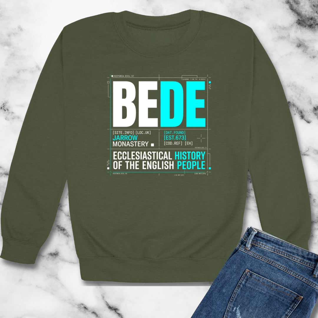 Venerable Bede History of the English People Unisex Heavy Crewneck Sweatshirt