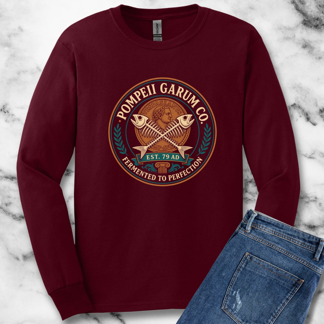 Pompeii Garum Co. Unisex Long Sleeve Tee