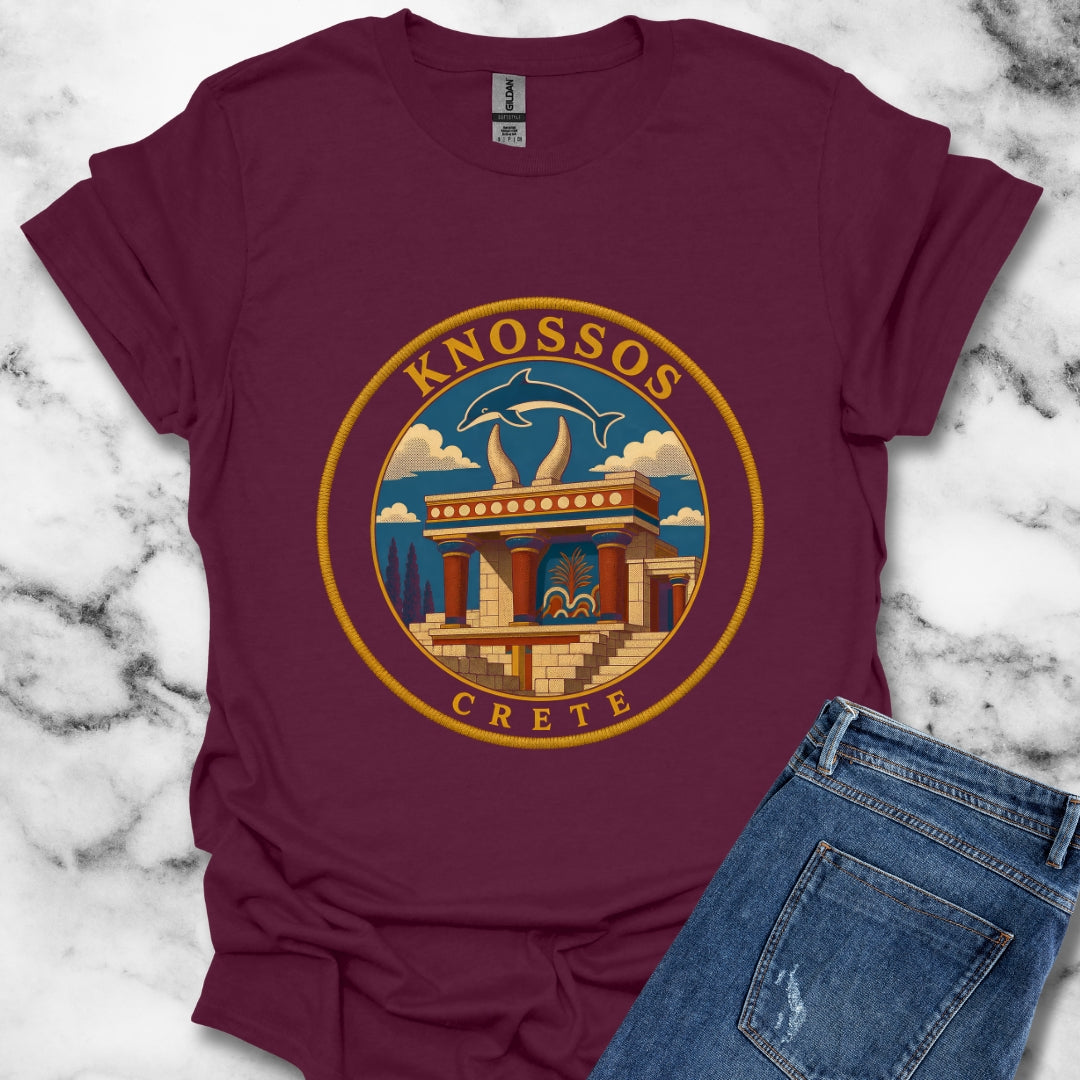 Knossos Crete Palace Patch T-Shirt