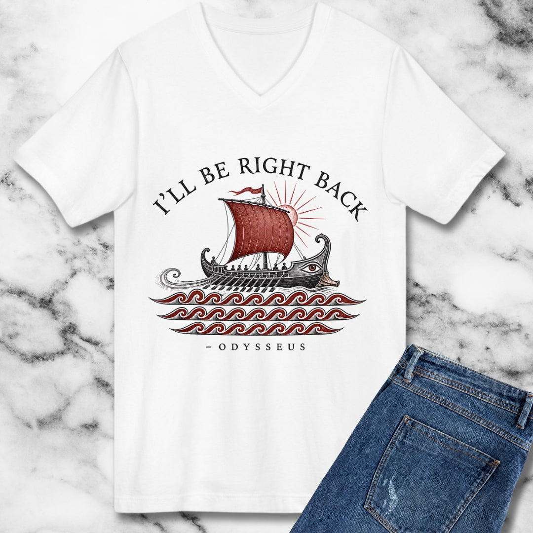 Odysseus Be Right Back V-neck
