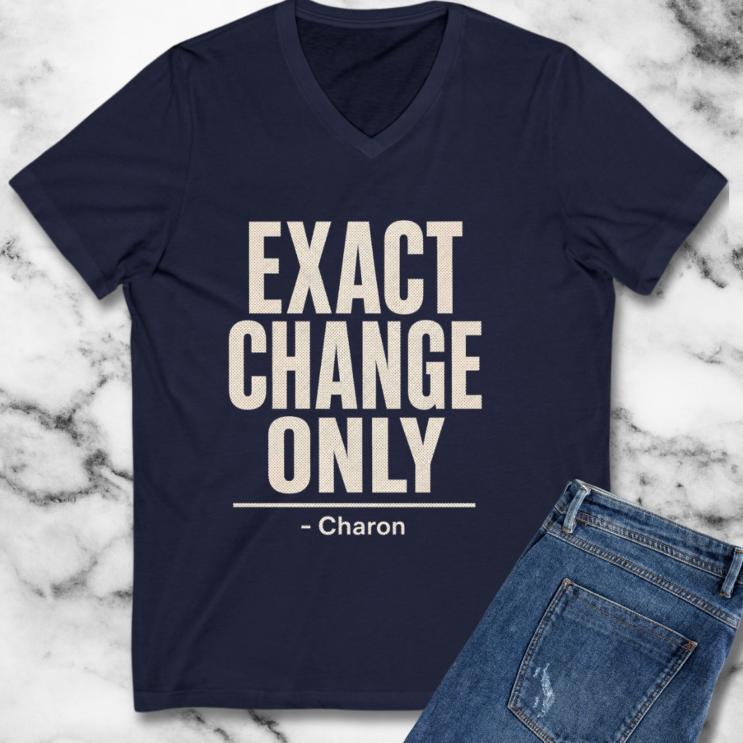 Exact Change Only Charon Ferryman V-Neck