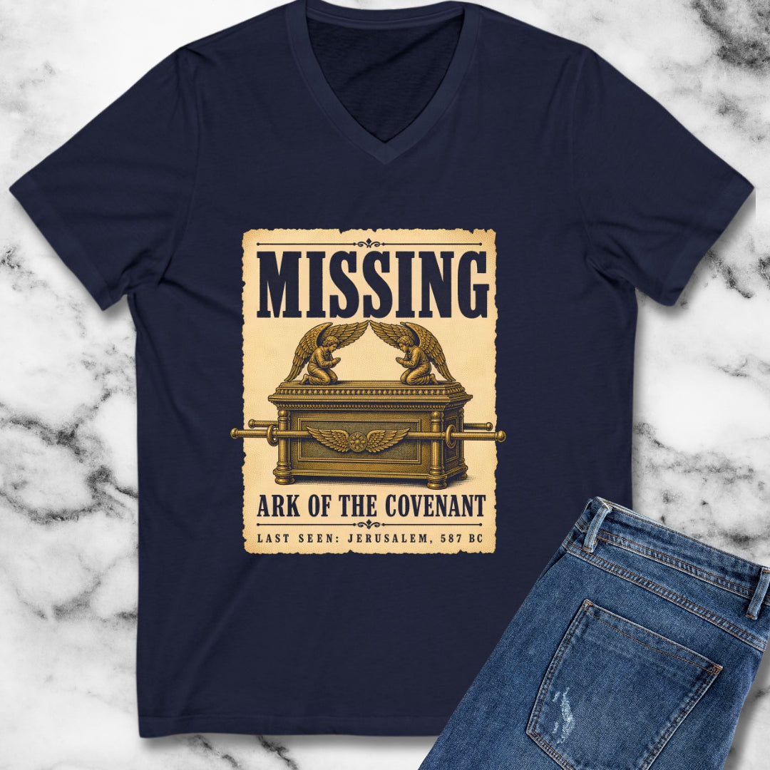Missing Ark of the Covenant Poster V-Neck