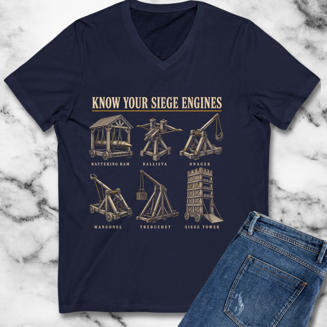 Know Your Siege Engines V-Neck