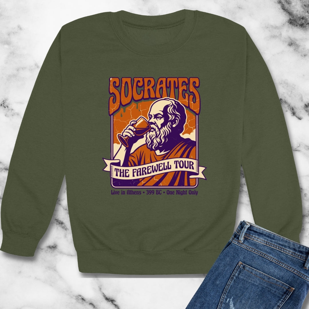 Socrates Farewell Tour Unisex Heavy Crewneck Sweatshirt