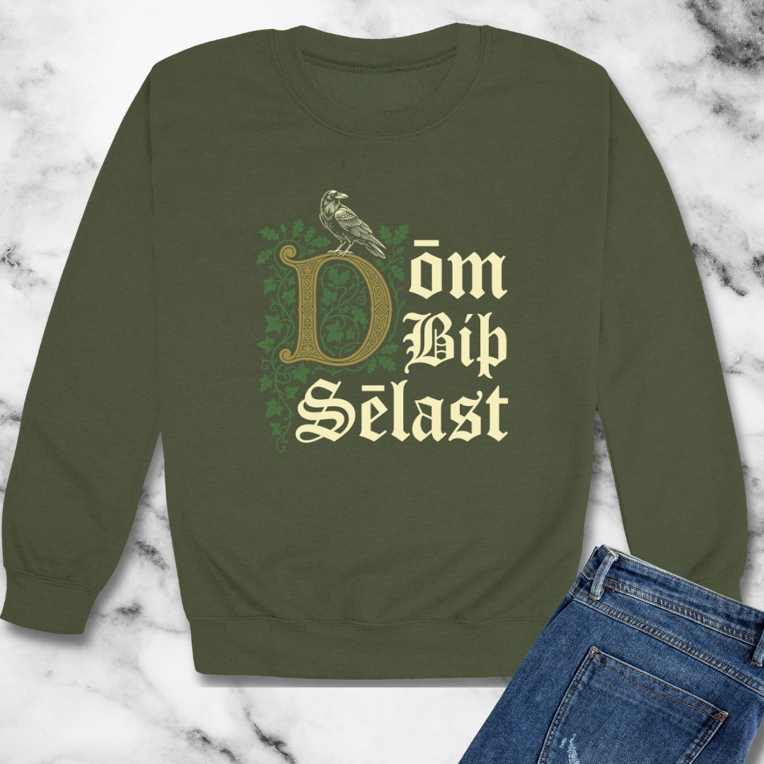 Glory is Best Beowulf Quote Unisex Heavy Crewneck Sweatshirt