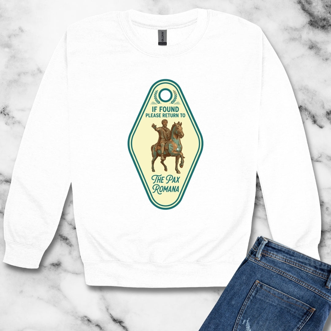 If Found Return to Pax Romana Unisex Heavy Crewneck Sweatshirt