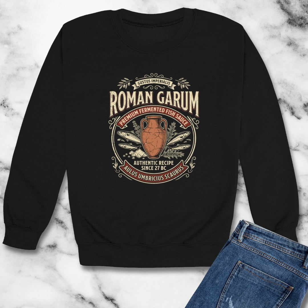 Premium Roman Garum Unisex Heavy Crewneck Sweatshirt
