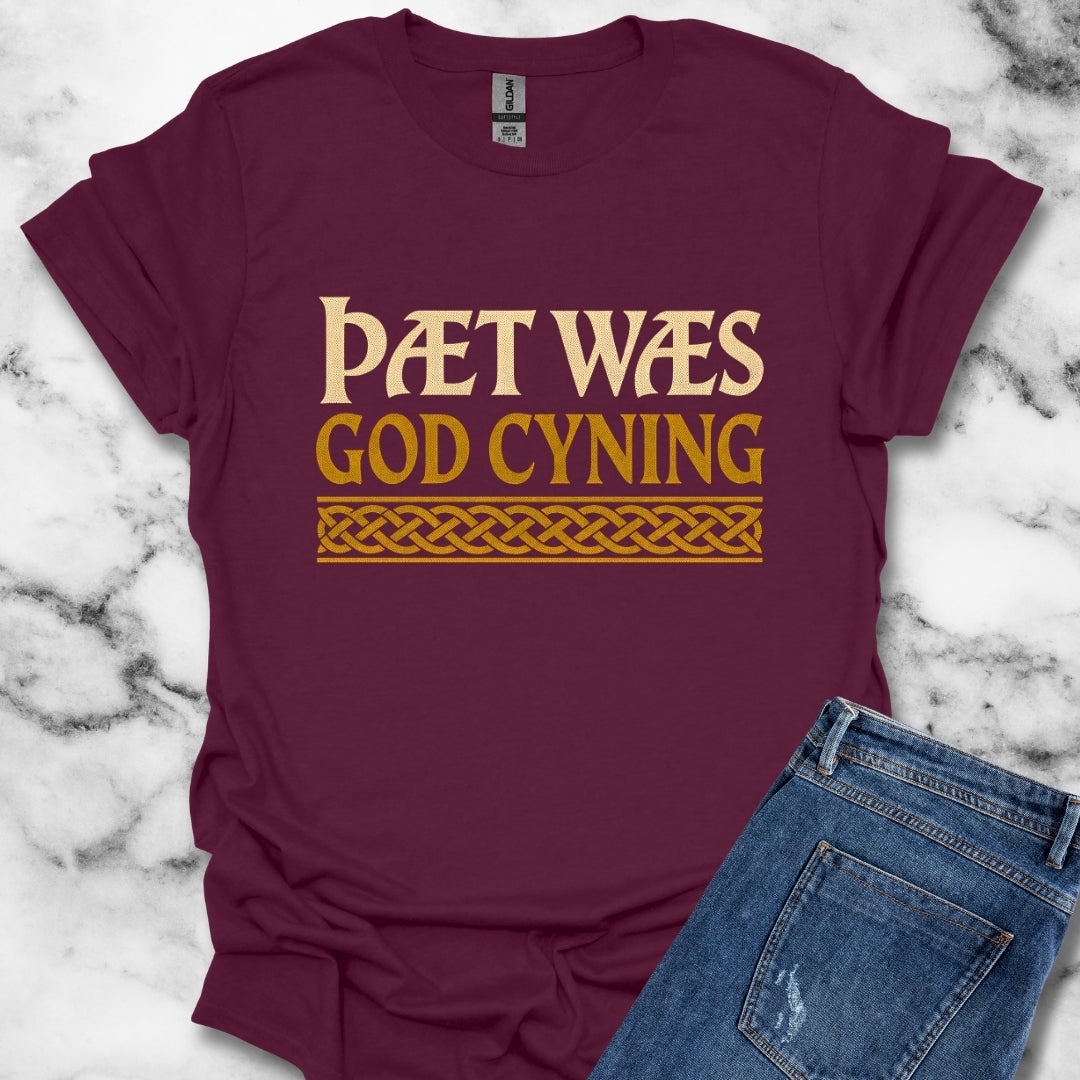 Thaet Waes God Cyning Beowulf T-Shirt