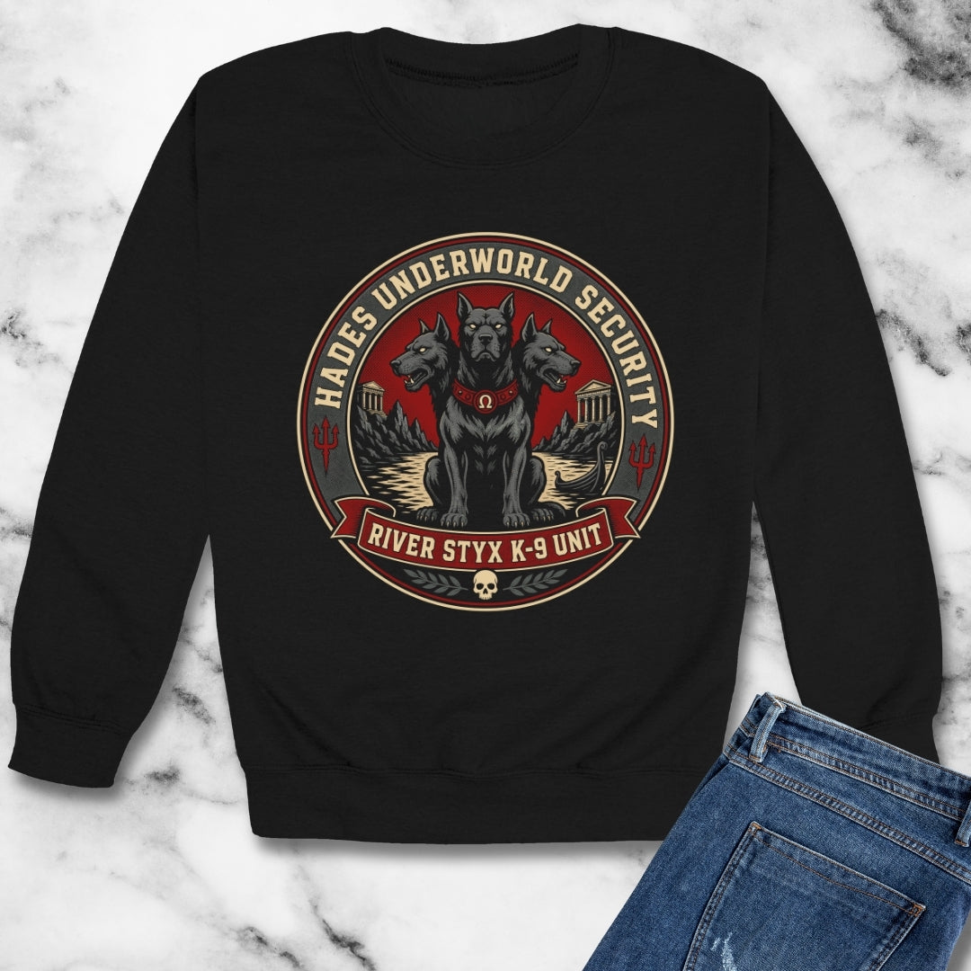 Cerberus Styx Canine Unit Unisex Heavy Crewneck Sweatshirt