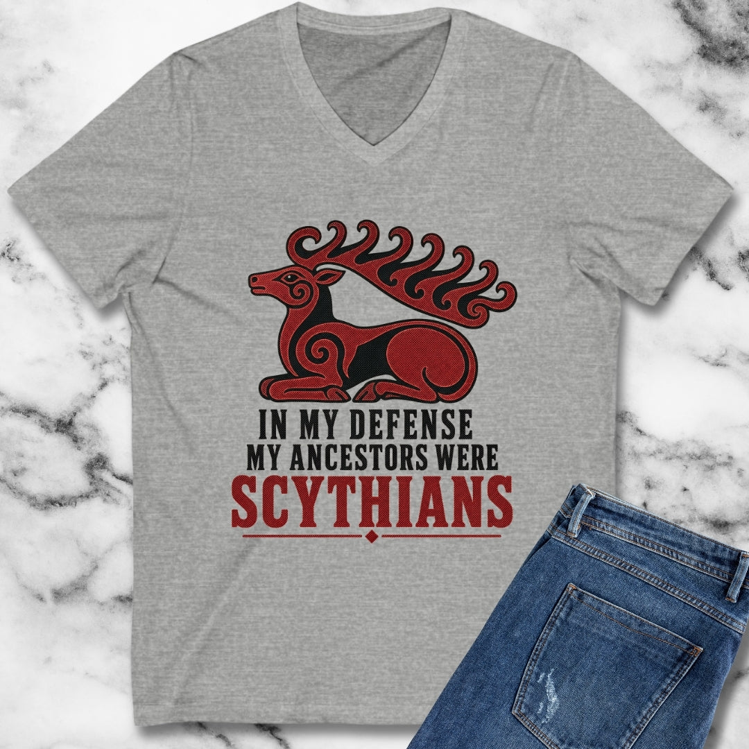 In My Defense My Ancestors Were Scythians V-neck
